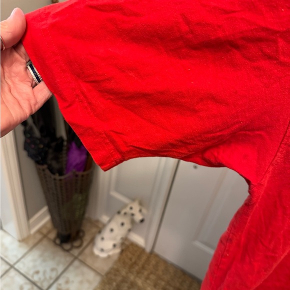 Speedo Red Hawaiian Girl Graphic Print Tee T Shirt SS L - Picture 4 of 6